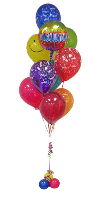  zmir Gmldr cicekciler , cicek siparisi  Sevdiklerinize 17 adet uan balon demeti yollayin.
