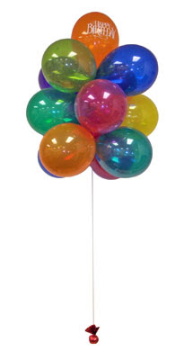  zmir Karata 14 ubat sevgililer gn iek  Sevdiklerinize 17 adet uan balon demeti yollayin.